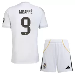 Real Madrid Mbappé 9 Fotbollströja Barn Hemma 2025/26 Real Madrid Mbappé 9 Fotbollströja Barn Hemma 2025/26