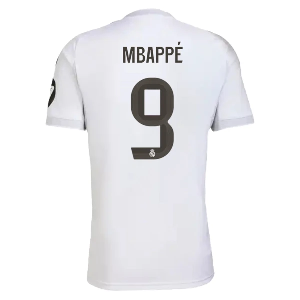 Real Madrid Mbappé 9 Fotbollströja Barn Hemma 2025/26