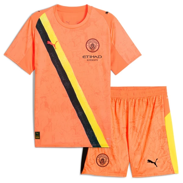 Manchester City KidSuper Målvakt Fotbollströja Barn 2025/26 Manchester City KidSuper Målvakt Fotbollströja Barn 2025/26