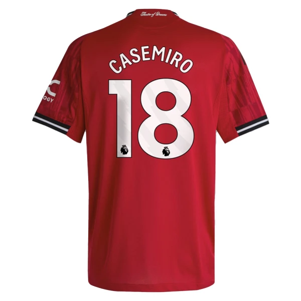 Manchester United Casemiro 18 Fotbollströja Hemma 2025/26 Manchester United Casemiro 18 Fotbollströja Hemma 2025/26