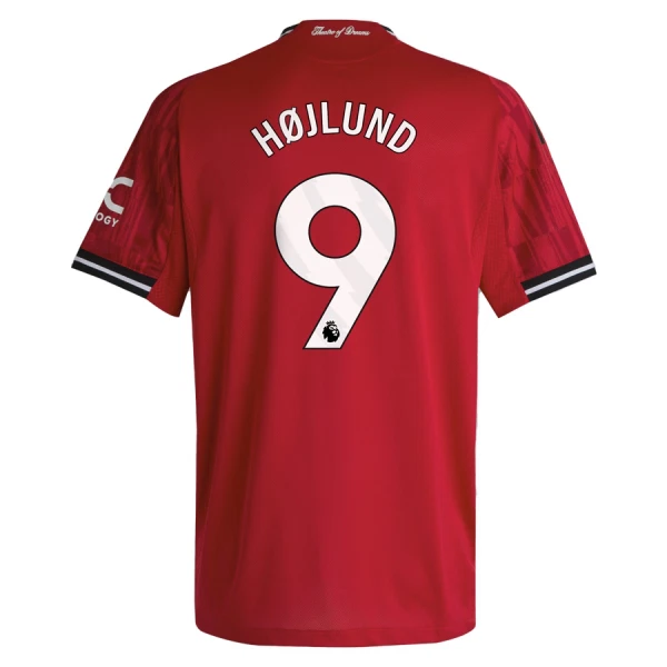 Manchester United Højlund 9 Fotbollströja Hemma 2025/26 Manchester United Højlund 9 Fotbollströja Hemma 2025/26