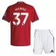 Manchester United Mainoo 37 Fotbollströja Barn Hemma 2025/26 Manchester United Mainoo 37 Fotbollströja Barn Hemma 2025/26