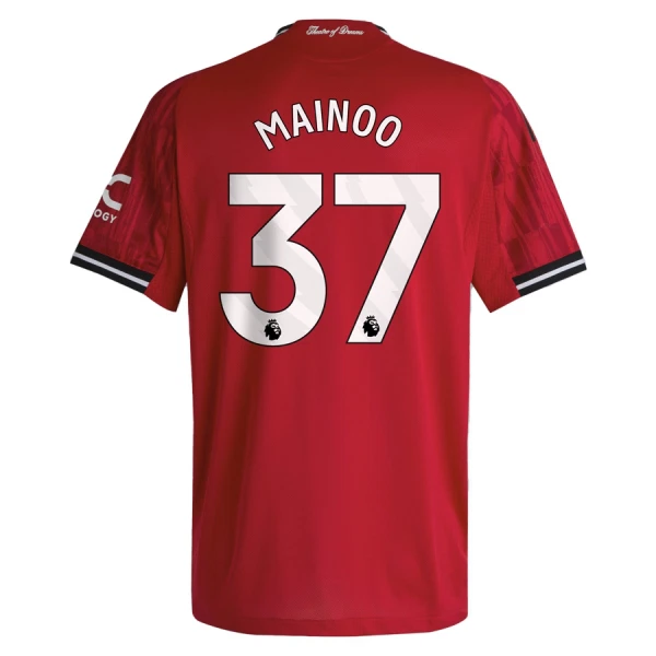 Manchester United Mainoo 37 Fotbollströja Hemma 2025/26 Manchester United Mainoo 37 Fotbollströja Hemma 2025/26