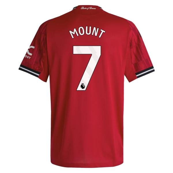 Manchester United Mount 7 Fotbollströja Hemma 2025/26 Manchester United Mount 7 Fotbollströja Hemma 2025/26