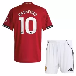 Manchester United Rashford 10 Fotbollströja Barn Hemma 2025/26
