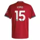 Manchester United Yoro 15 Fotbollströja Barn Hemma 2025/26