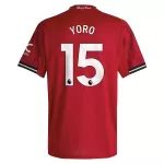 Manchester United Yoro 15 Fotbollströja Hemma 2025/26