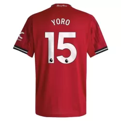 Manchester United Yoro 15 Fotbollströja Hemma 2025/26