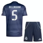 Real Madrid Bellingham 5 Fotbollströja Barn Borta 2025/26
