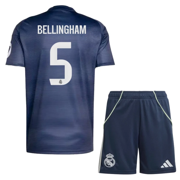 Real Madrid Bellingham 5 Fotbollströja Barn Borta 2025/26 Real Madrid Bellingham 5 Fotbollströja Barn Borta 2025/26