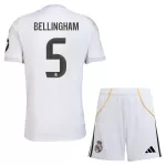 Real Madrid Bellingham 5 Fotbollströja Barn Hemma 2025/26