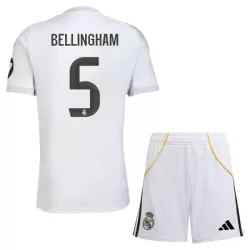 Real Madrid Bellingham 5 Fotbollströja Barn Hemma 2025/26 Real Madrid Bellingham 5 Fotbollströja Barn Hemma 2025/26