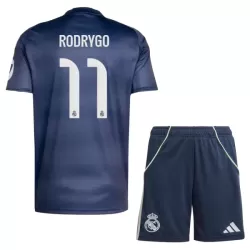 Real Madrid Rodrygo 11 Fotbollströja Barn Borta 2025/26