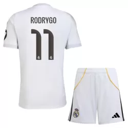 Real Madrid Rodrygo 11 Fotbollströja Barn Hemma 2025/26