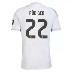 Real Madrid Rudiger 22 Fotbollströja Hemma 2025/26 Real Madrid Rudiger 22 Fotbollströja Hemma 2025/26