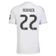 Real Madrid Rudiger 22 Fotbollströja Hemma 2025/26 Real Madrid Rudiger 22 Fotbollströja Hemma 2025/26