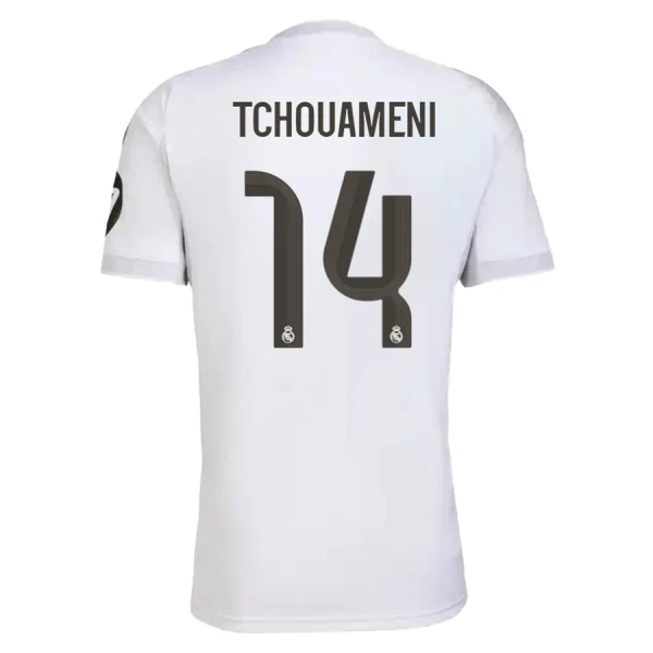 Real Madrid Tchouaméni 14 Fotbollströja Hemma 2025/26 Real Madrid Tchouaméni 14 Fotbollströja Hemma 2025/26