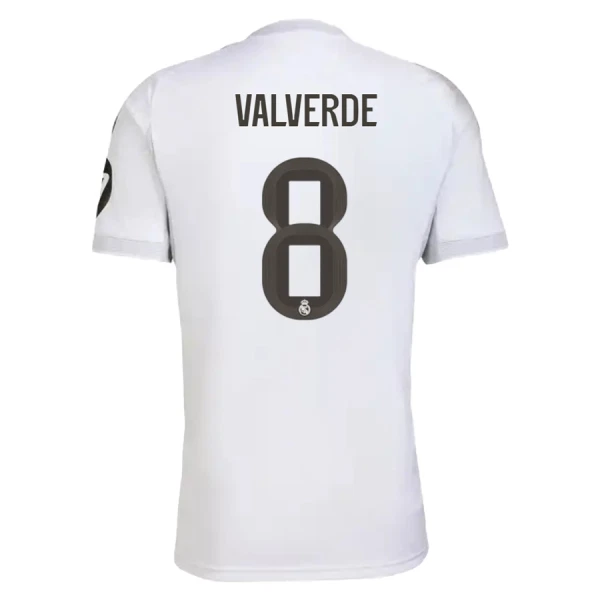 Real Madrid Valverde 8 Fotbollströja Hemma 2025/26 Real Madrid Valverde 8 Fotbollströja Hemma 2025/26