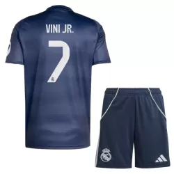 Real Madrid Vini JR 7 Fotbollströja Barn Borta 2025/26
