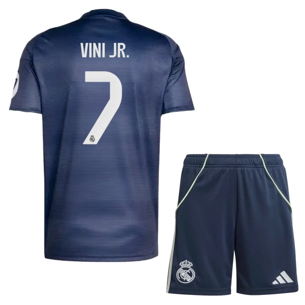 Real Madrid Vini JR 7 Fotbollströja Barn Borta 2025/26 Real Madrid Vini JR 7 Fotbollströja Barn Borta 2025/26