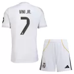 Real Madrid Vini JR 7 Fotbollströja Barn Hemma 2025/26