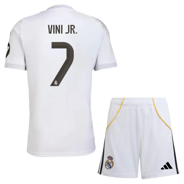 Real Madrid Vini JR 7 Fotbollströja Barn Hemma 2025/26 Real Madrid Vini JR 7 Fotbollströja Barn Hemma 2025/26