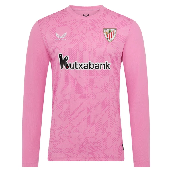 Athletic Bilbao Målvakt Fotbollströja 2025/26 Rosa Långärmad Athletic Bilbao Målvakt Fotbollströja 2025/26 Rosa Långärmad