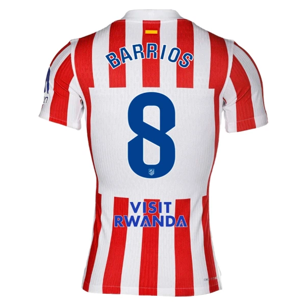 Atlético Madrid Barrios 8 Fotbollströja Hemma 2025/26 Atlético Madrid Barrios 8 Fotbollströja Hemma 2025/26