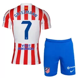 Atlético Madrid Griezmann 7 Fotbollströja Barn Hemma 2025/26 Atlético Madrid Griezmann 7 Fotbollströja Barn Hemma 2025/26