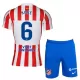 Atlético Madrid Koke 6 Fotbollströja Barn Hemma 2025/26 Atlético Madrid Koke 6 Fotbollströja Barn Hemma 2025/26