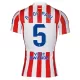 Atlético Madrid R. De Paul 5 Fotbollströja Hemma 2025/26 Atlético Madrid R. De Paul 5 Fotbollströja Hemma 2025/26