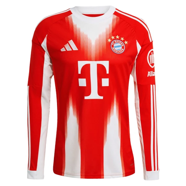 FC Bayern München Fotbollströja Hemma 2025/26 Långärmad FC Bayern München Fotbollströja Hemma 2025/26 Långärmad