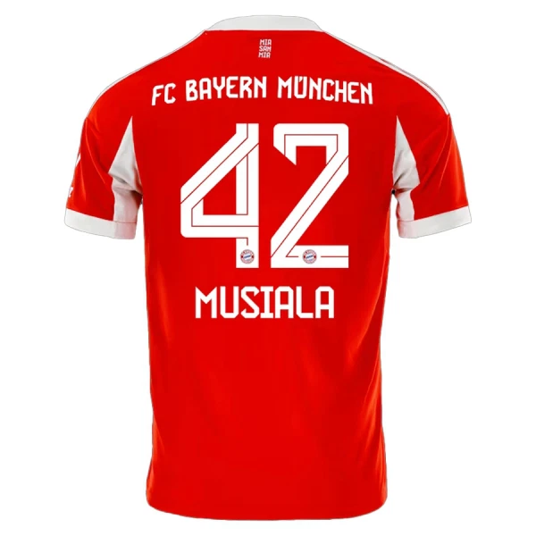 FC Bayern München Jamal Musiala 42 Fotbollströja Barn Hemma 2025/26