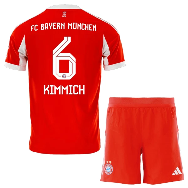 FC Bayern München Joshua Kimmich 6 Fotbollströja Barn Hemma 2025/26 FC Bayern München Joshua Kimmich 6 Fotbollströja Barn Hemma 2025/26