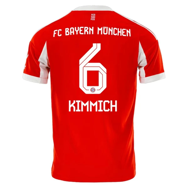 FC Bayern München Joshua Kimmich 6 Fotbollströja Hemma 2025/26 FC Bayern München Joshua Kimmich 6 Fotbollströja Hemma 2025/26