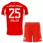FC Bayern München Thomas Müller 25 Fotbollströja Barn Hemma 2025/26