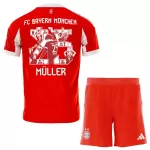 FC Bayern München Thomas Müller 25 Fotbollströja Barn Hemma 2025/26 - Speciell