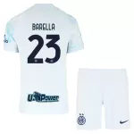 Inter Milan Barella 23 Fotbollströja Barn Borta 2025/26