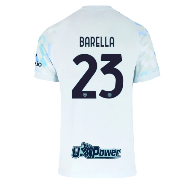 Inter Milan Barella 23 Fotbollströja Borta 2025/26 Inter Milan Barella 23 Fotbollströja Borta 2025/26