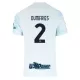 Inter Milan Dumfries 2 Fotbollströja Borta 2025/26 Inter Milan Dumfries 2 Fotbollströja Borta 2025/26