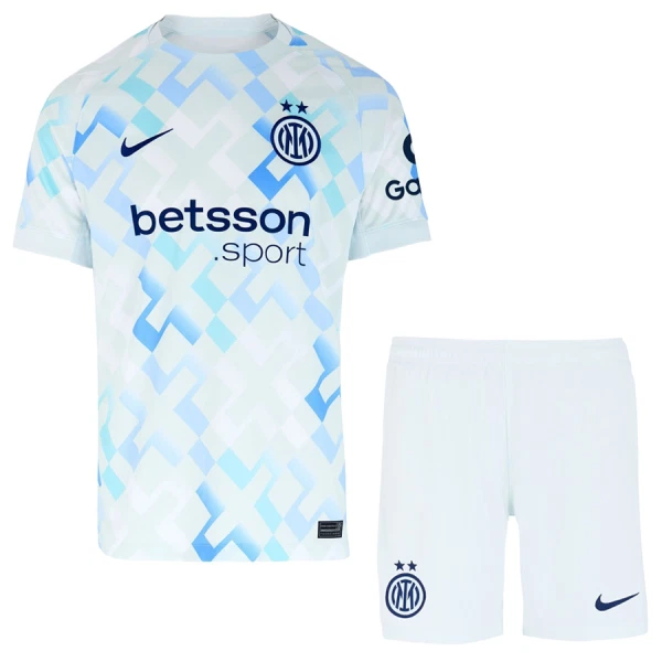 Inter Milan Fotbollströja Barn Borta 2025/26 Inter Milan Fotbollströja Barn Borta 2025/26