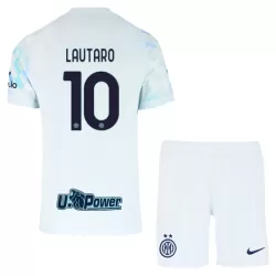 Inter Milan Lautaro Martinez 10 Fotbollströja Barn Borta 2025/26 Inter Milan Lautaro Martinez 10 Fotbollströja Barn Borta 2025/26