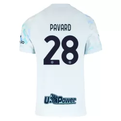 Inter Milan Pavard 28 Fotbollströja Borta 2025/26 Inter Milan Pavard 28 Fotbollströja Borta 2025/26