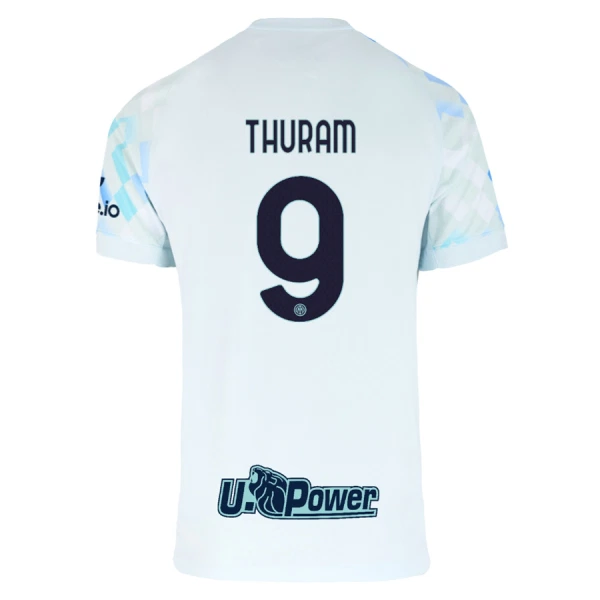 Inter Milan Thuram 9 Fotbollströja Borta 2025/26 Inter Milan Thuram 9 Fotbollströja Borta 2025/26