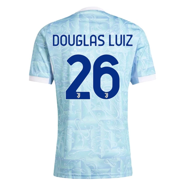 Juventus Douglas Luiz 26 Fotbollströja Borta 2025/26 Juventus Douglas Luiz 26 Fotbollströja Borta 2025/26