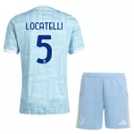 Juventus Locatelli 5 Fotbollströja Barn Borta 2025/26