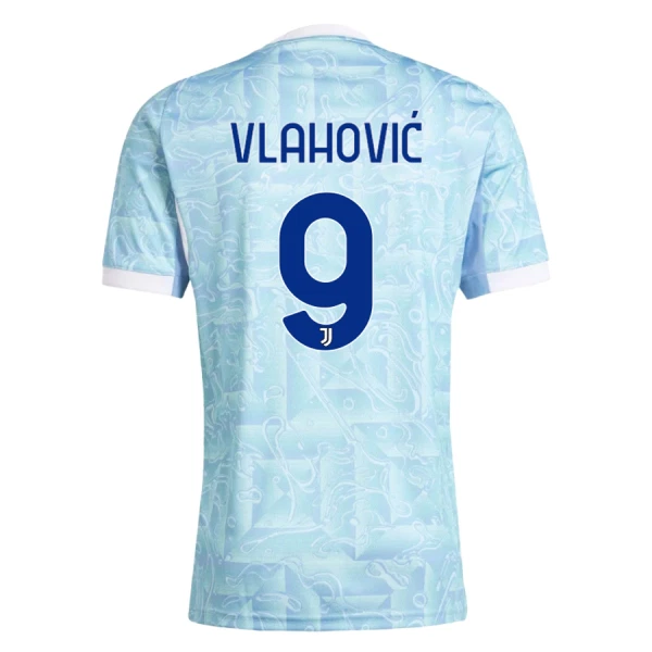 Juventus Vlahovic 9 Fotbollströja Borta 2025/26 Juventus Vlahovic 9 Fotbollströja Borta 2025/26