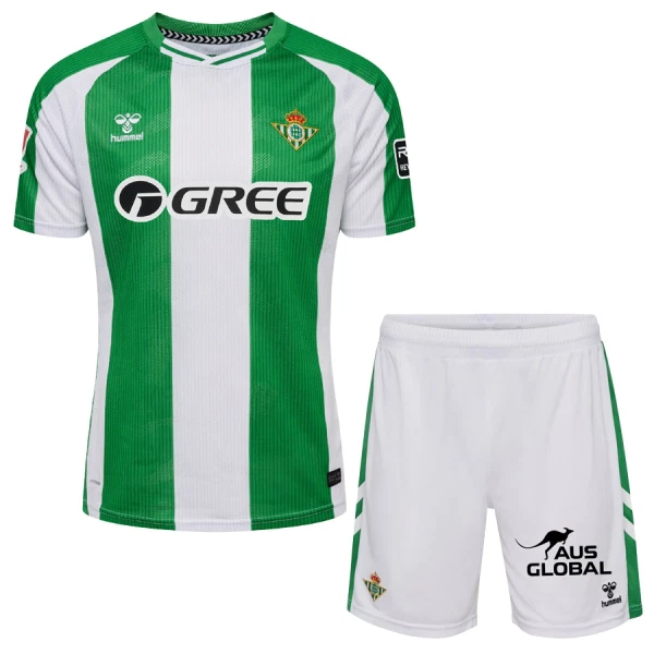 Real Betis Fotbollströja Barn Hemma 2025/26 Real Betis Fotbollströja Barn Hemma 2025/26