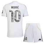 Real Madrid Modrić 10 Fotbollströja Barn Hemma 2025/26 - Speciell