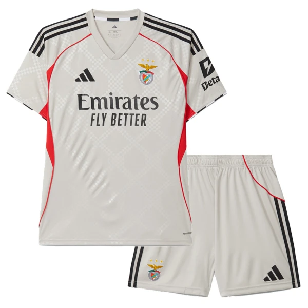 SL Benfica Fotbollströja Barn Borta 2025/26 SL Benfica Fotbollströja Barn Borta 2025/26